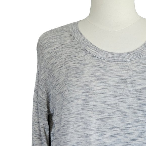 Aritzia Wilfred Balzac Linen Blend Sweater Heather Gray Size M - Picture 2 of 12